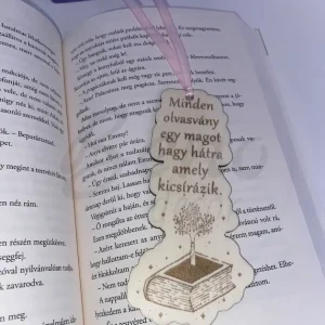 Könyvjelző - Minden olvasmány egy magot hagy hátra amely kicsírázik