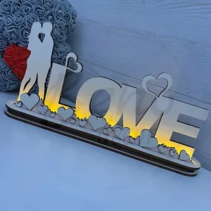 Világító love felirat