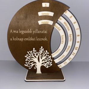 Öröknaptár – életfa motívummal és egyedi szöveggel