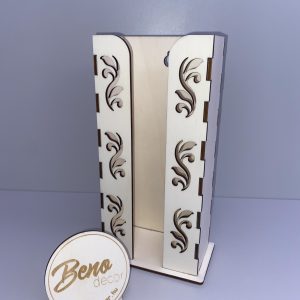 Zsebkendőtartó doboz – lézervágott dekoratív papírzsebkendő tartó