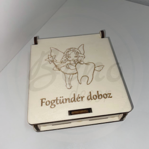 Egyedi fogtündér doboz – fogtartó doboz gyermekeknek
