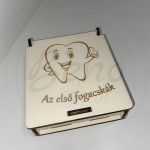 Az első fogacskák doboz – fogtartó doboz gyermekeknek
