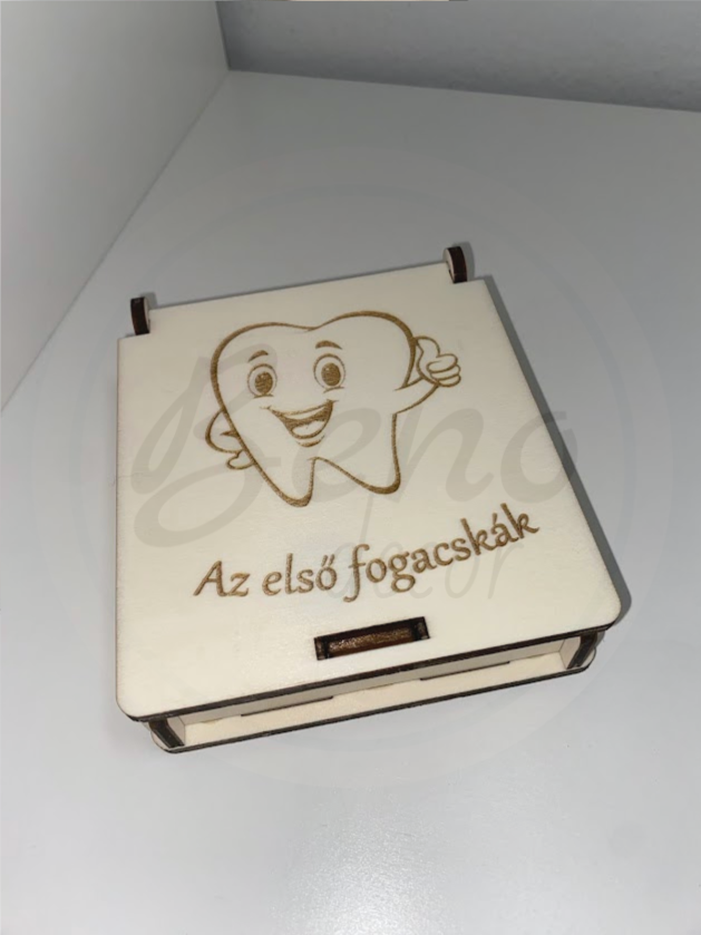 Az első fogacskák doboz – fogtartó doboz gyermekeknek